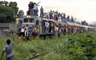 Tai nạn xe lửa, 34 người chết ở CHDC Congo