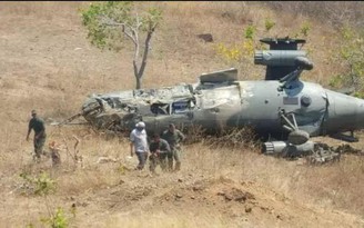 Trực thăng quân sự chở 7 người rơi ở Venezuela