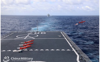 Hải quân Trung Quốc tập trận dồn dập ở Biển Đông