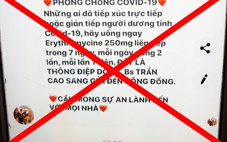 Cảnh báo: Những đơn thuốc 'trời ơi' đặc trị COVID-19 trên mạng xã hội