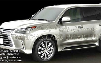 Lexus LX 570 tiếp tục lộ ảnh chi tiết