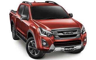 Isuzu D-Max V-Cross đối trọng Ford Ranger Wildtrak trình làng