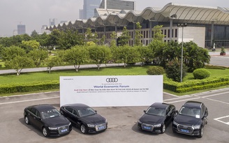 Khách mời diễn đàn Kinh tế Thế giới về ASEAN đi xe Audi