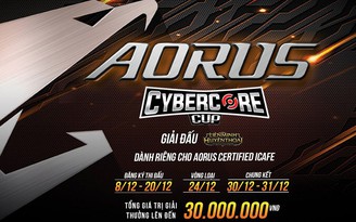 AORUS Cybercore Cup - Đấu trường cuối năm dành cho các phòng máy