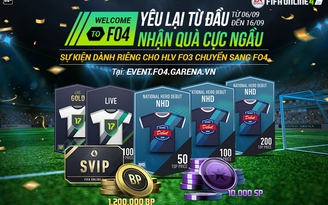 FIFA Online bất ngờ tặng quà hấp dẫn cho game thủ FO3 quay trở lại game