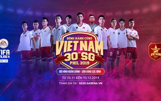 FIFA Online 4 tặng miễn phí cầu thủ Việt Nam cho game thủ đồng hành cùng tuyển Việt Nam tại SEA Games 30