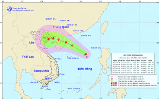 Dự báo thời tiết ngày 30.7.2019: Áp thấp nhiệt đới có thể mạnh thành bão