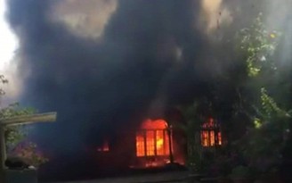 Lâm Đồng: Cháy lớn tại Cơ sở Bảo trợ xã hội Mađaguôi