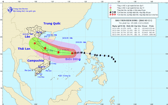 Bão số 13 giật cấp 15, hướng về Hà Tĩnh đến Thừa Thiên - Huế