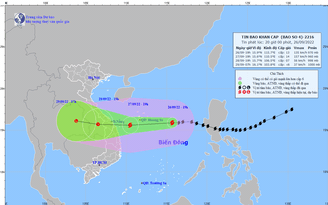 Tin khẩn cấp: Bão Noru gây gió giật cấp 15, có xu hướng mạnh thêm