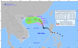 Tin tức thời tiết hôm nay 1.11.2022: Bão số 7 giật cấp 13, có thể mạnh thêm