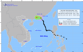 Tin tức thời tiết hôm nay, 3.11.2022: Áp thấp nhiệt đới gây gió giật cấp 8