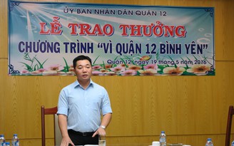 Kỷ luật khiển trách Chủ tịch UBND Q.12 Lê Trương Hải Hiếu