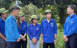Bí thư T.Ư Đoàn Nguyễn Minh Triết thăm thanh niên tình nguyện tỉnh Lâm Đồng