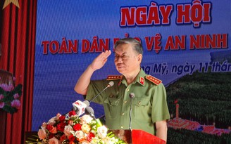 Bộ trưởng Bộ Công an Tô Lâm dự Ngày hội toàn dân bảo vệ an ninh Tổ quốc tại Cà Mau