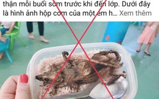 Đà Nẵng: Xử phạt người đăng thông tin 'hộp cơm chỉ có thịt chuột' ở Quảng Nam