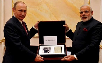 Tổng thống Putin tặng quà quý hiếm cho Thủ tướng Modi