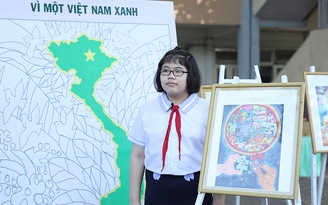 Bức tranh ‘Mảnh ghép cuối cùng’ đoạt giải đặc biệt cuộc thi Vì một Việt Nam xanh