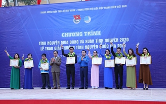 10 gương mặt nhận Giải thưởng Tình nguyện quốc gia năm 2019