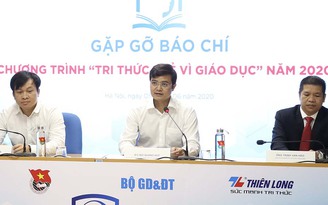 Trao thưởng 100 triệu cho công trình, sáng kiến đoạt giải Tri thức trẻ vì giáo dục