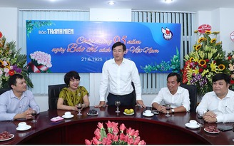 Bí thư thứ nhất T.Ư Đoàn: 'Báo Thanh Niên luôn giữ được uy tín trong lòng bạn đọc'