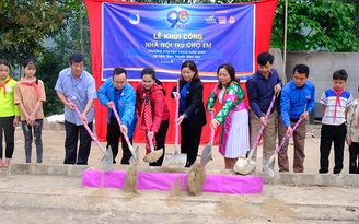 Xây nhà nội trú, xóa phòng tạm gió thổi liêu xiêu cho học sinh miền biên viễn