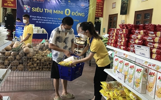 Hà Nội tiếp tục mở siêu thị mini 0 đồng hỗ trợ người khó khăn