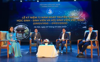 Hà Nội tuyên dương trực tuyến 580 'Sinh viên 5 tốt'