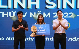 3 nữ sinh đạt giải cao nhất Hội thi 'Thủ lĩnh sinh viên' của Hà Nội