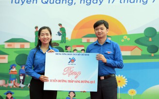 Anh Nguyễn Minh Triết: ‘Tình nguyện xây dựng nông thôn mới là cơ hội cho tuổi trẻ'