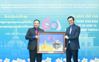 Hội đàm cấp cao giữa T.Ư Đoàn hai nước Việt Nam - Lào