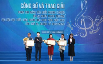 Trao giải cuộc thi sáng tác biểu trưng, ca khúc về Đại hội Hội Sinh viên Việt Nam