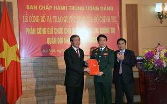 Thượng tướng Lương Cường làm Chủ nhiệm Tổng cục Chính trị
