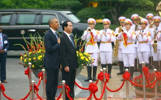 [CHÙM ẢNH] Lễ đón chính thức Tổng thống Obama