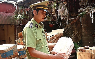 Lạng Sơn liên tiếp bắt giữ hàng tấn thực phẩm bẩn