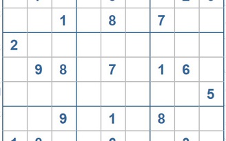 Mời các bạn thử sức với ô số Sudoku 3292 mức độ Khó