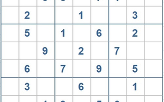 Mời các bạn thử sức với ô số Sudoku 3796 mức độ Khó