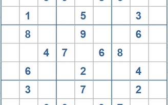 Mời các bạn thử sức với ô số Sudoku 3832 mức độ Khó