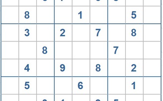 Mời các bạn thử sức với ô số Sudoku 3982 mức độ Khó
