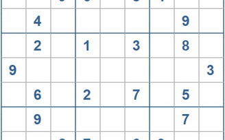 Mời các bạn thử sức với ô số Sudoku 4054 mức độ Khó