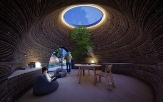 Nhà ở bằng đất sét được in 3D thân thiện với môi trường