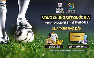 FIFA Online 3: Game thủ có cơ hội nhận thẻ Vietnam Legend tại National Championship 2016