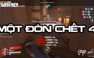 Video Overwatch: Kinh hãi với tốc độ hạ gục 4 đối thủ trong tích tắc của Genji