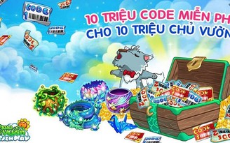 Khu Vườn Trên Mây: 10 triệu giftcode 'càn quét' cộng đồng game thủ