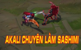 Video LMHT: Thưởng thức các món hải sản tươi sống cùng Akali Sashimi