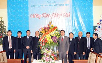 Phó thủ tướng Nguyễn Xuân Phúc chúc mừng Giáng sinh 2014