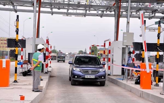 Thí điểm trạm thu phí tự động trên QL1