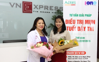 Giao lưu trực tuyến – Giải pháp điều trị mụn tuổi dậy thì