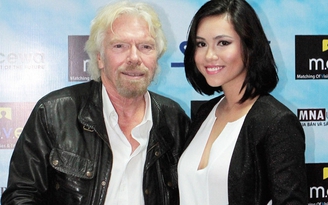 Hoàng My học hỏi kinh nghiệm làm giàu từ tỉ phú Richard Branson