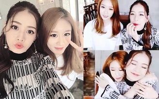 Chi Pu gây bão khi khoe ảnh selfie đọ sắc với Jiyeon nhóm T-ara